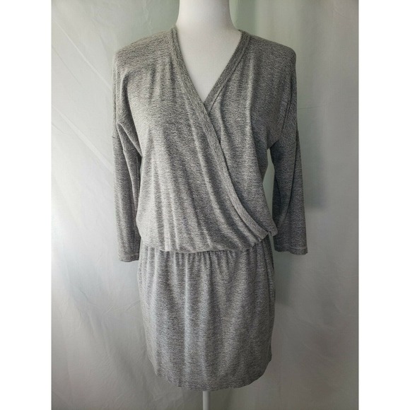 Lou & Grey Pants - Lou & Grey Loft Womens Long Sleeve Romper Jumpsuit Size S Gray Short Set
